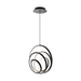 dweLED PD-81513 Hoopla 1-lt 13" LED Pendant - Black