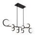 dweLED PD-83542 Satalite 10-lt 42" LED Pendant
