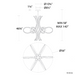 Modern Forms PD-90556 Fleur De Lis 6-lt 56" LED Pendant