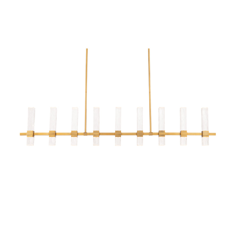 Modern Forms PD200657-TWA Cinaplex 57" LED Linear Pendant-Aged Brass