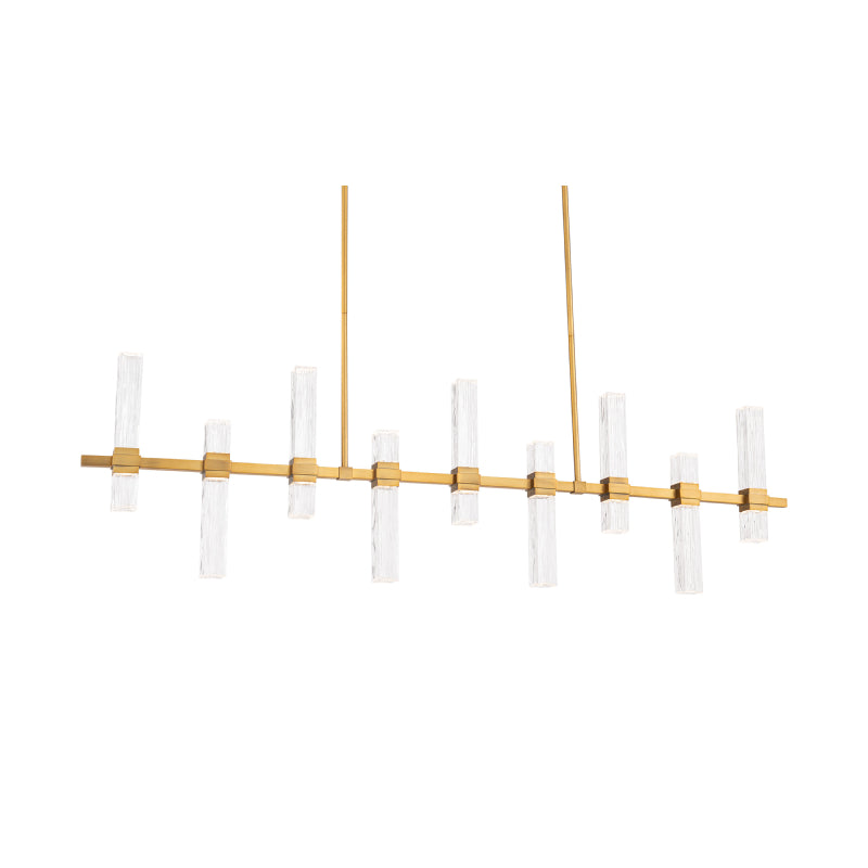Modern Forms PD200657-TWA Cinaplex 57" LED Linear Pendant-Aged Brass