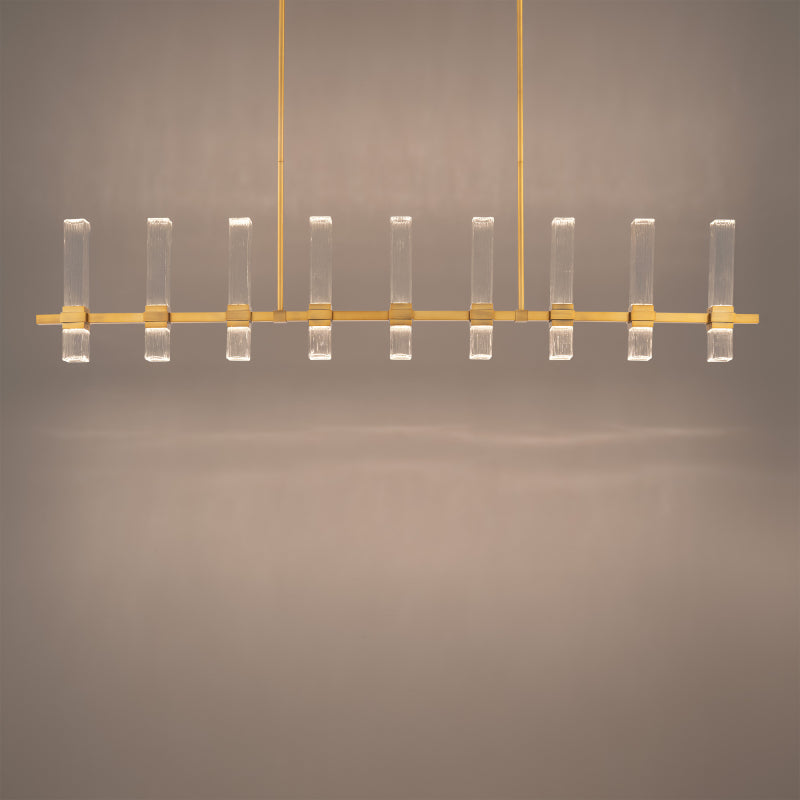 Modern Forms PD200657-TWA Cinaplex 57" LED Linear Pendant-Aged Brass