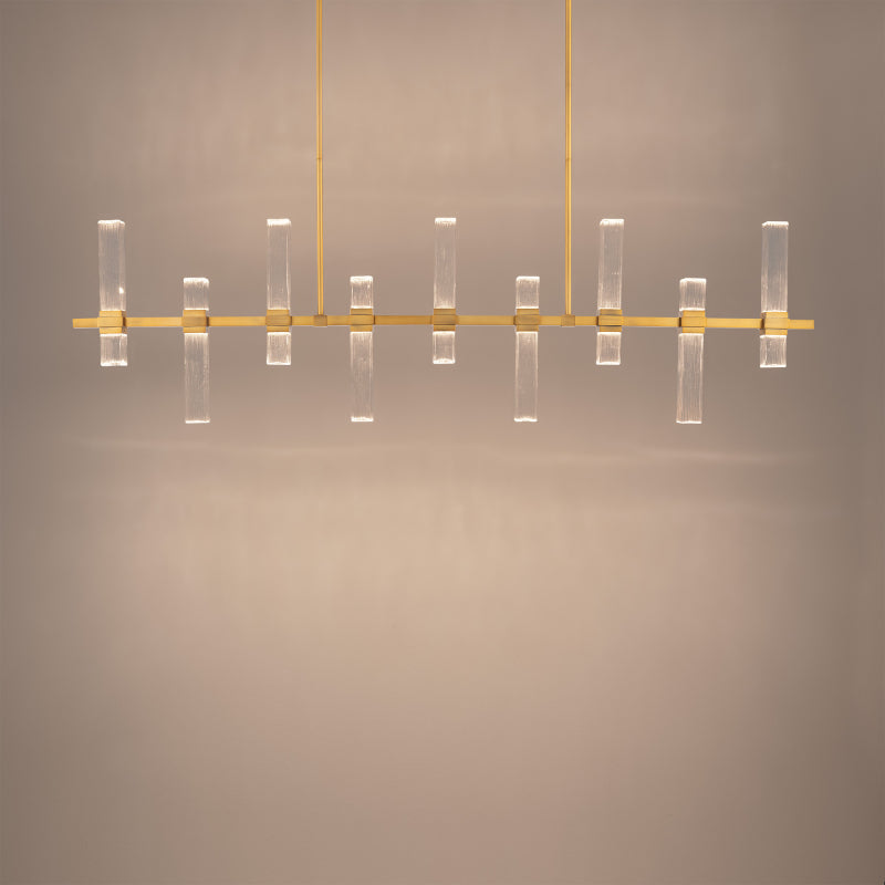 Modern Forms PD200657-TWA Cinaplex 57" LED Linear Pendant-Aged Brass