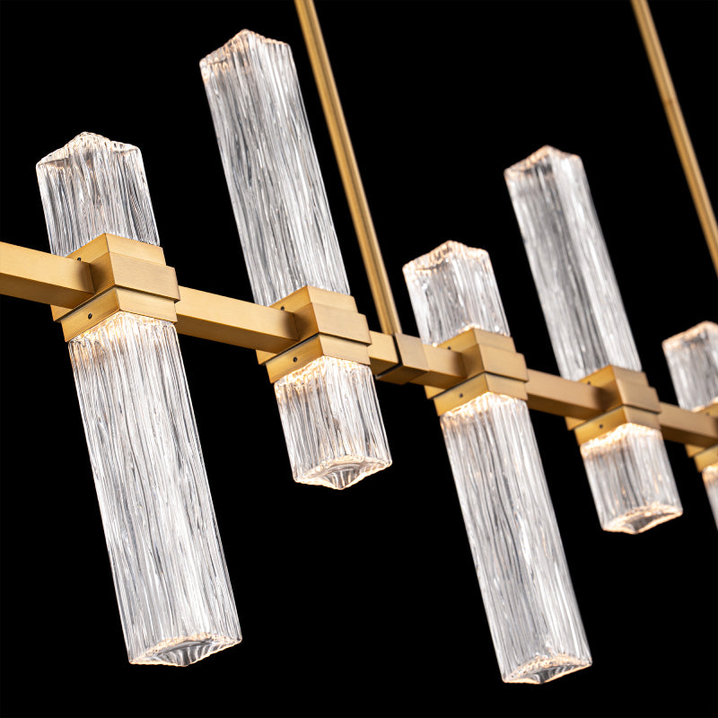 Modern Forms PD200657-TWA Cinaplex 57" LED Linear Pendant-Aged Brass