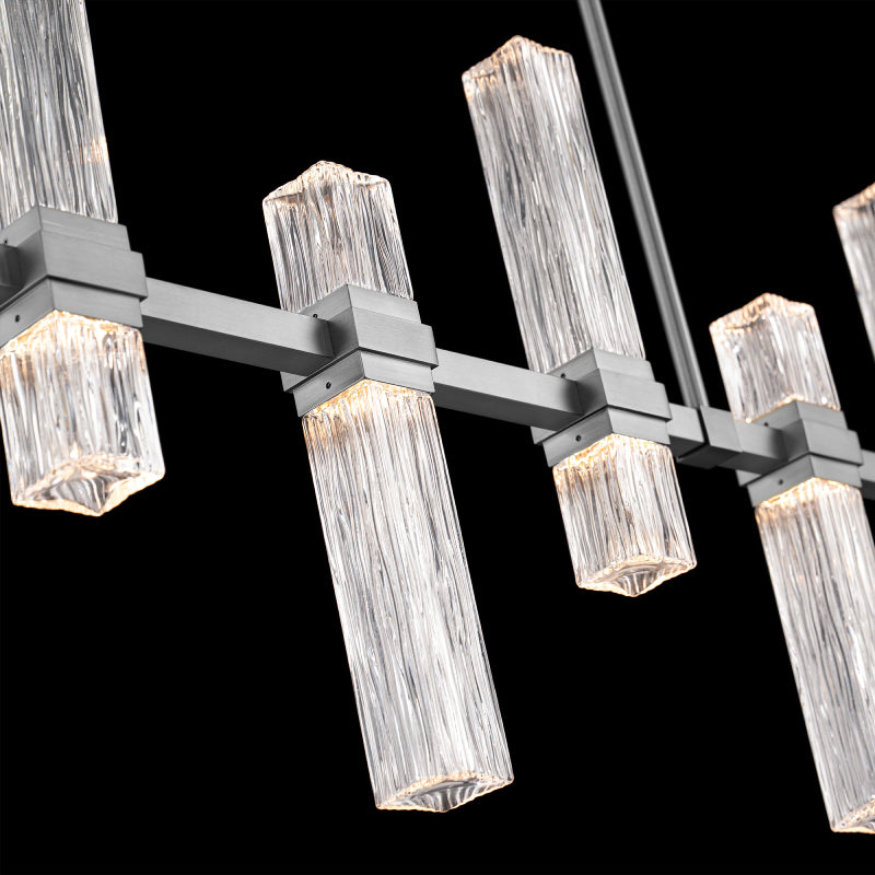 Modern Forms PD200657-TWA Cinaplex 57" LED Linear Pendant-Brushed Nickel