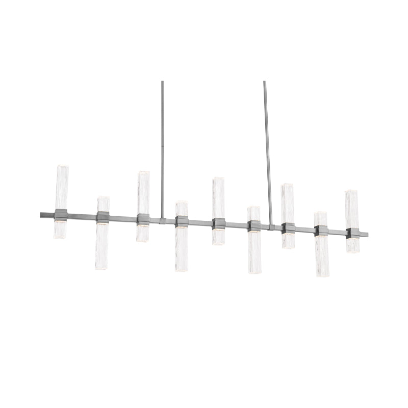 Modern Forms PD200657-TWA Cinaplex 57" LED Linear Pendant-Brushed Nickel