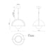 Kuzco PD20716-UNV Bowery 1-lt 16" LED Pendant - Urban Bronze
