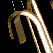 Modern Forms PD216640 Seahorse 29" LED Chandelier-Aged Brass