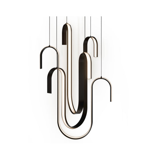 Modern Forms PD216640 Seahorse 29" LED Chandelier-Black