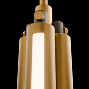 Modern Forms PD250623-TWA Trice 3" LED Pendant-Aged Brass