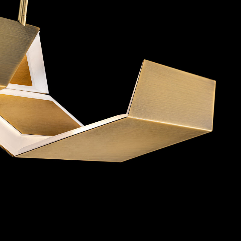 Modern Forms PD252654 Lyris 1-lt 53" LED Pendant-Aged Brass