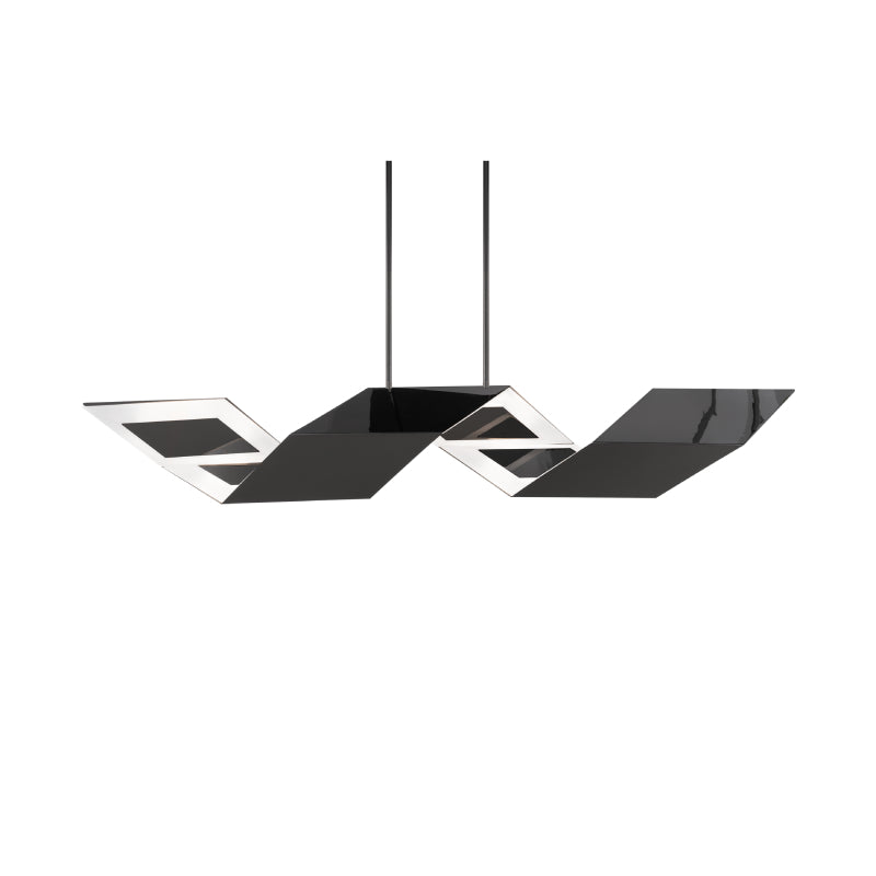 Modern Forms PD252654 Lyris 1-lt 53" LED Pendant-Polished Black Nickel