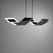 Modern Forms PD252654 Lyris 1-lt 53" LED Pendant-Polished Black Nickel