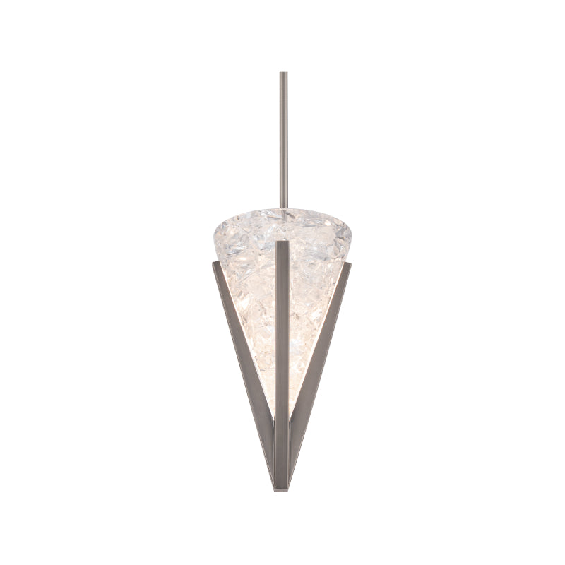 Modern Forms PD280615-TWA Kiernan 1-lt 8" LED Pendant-Antique Nickel