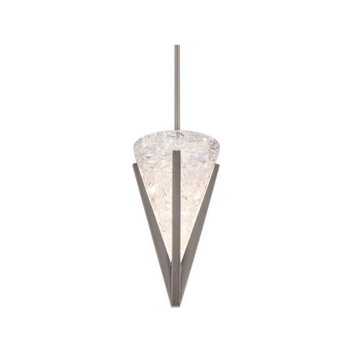 Modern Forms PD280615-TWA Kiernan 1-lt 8" LED Pendant-Antique Nickel