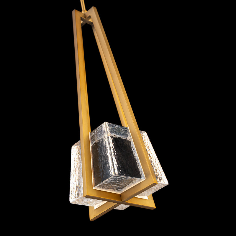 Modern Forms PD284620 Karie 1-lt 8" LED Pendant-Aged Brass