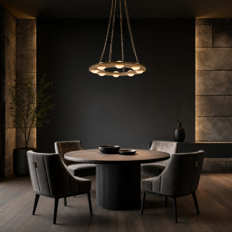 Modern Forms PD288628 Lorelei 8-lt 28" LED Pendant, 4CCT Selectable