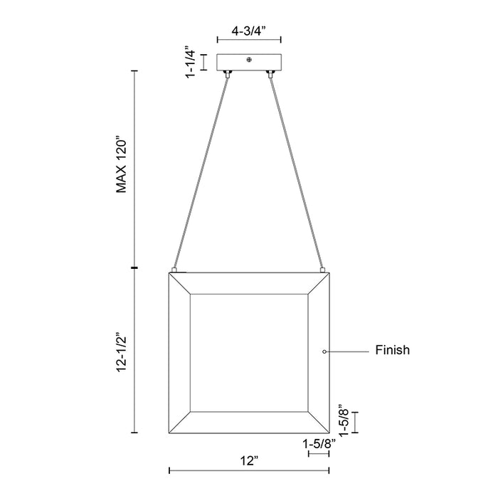 Kuzco PD32901 Morina 12" LED Pendant