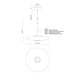Kuzco PD37018-3WCCT-UNV Kyoto 18" LED Pendant, 3CCT Selectable