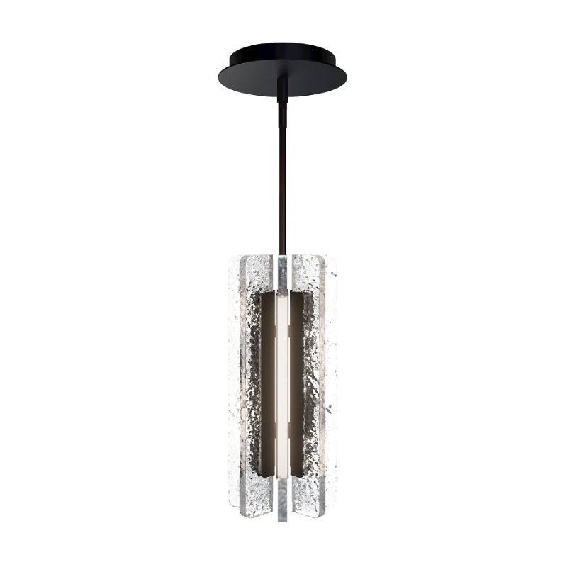 dweLED PD401614 Cartridge 1-lt 6" LED Pendant, 4CCT - Black