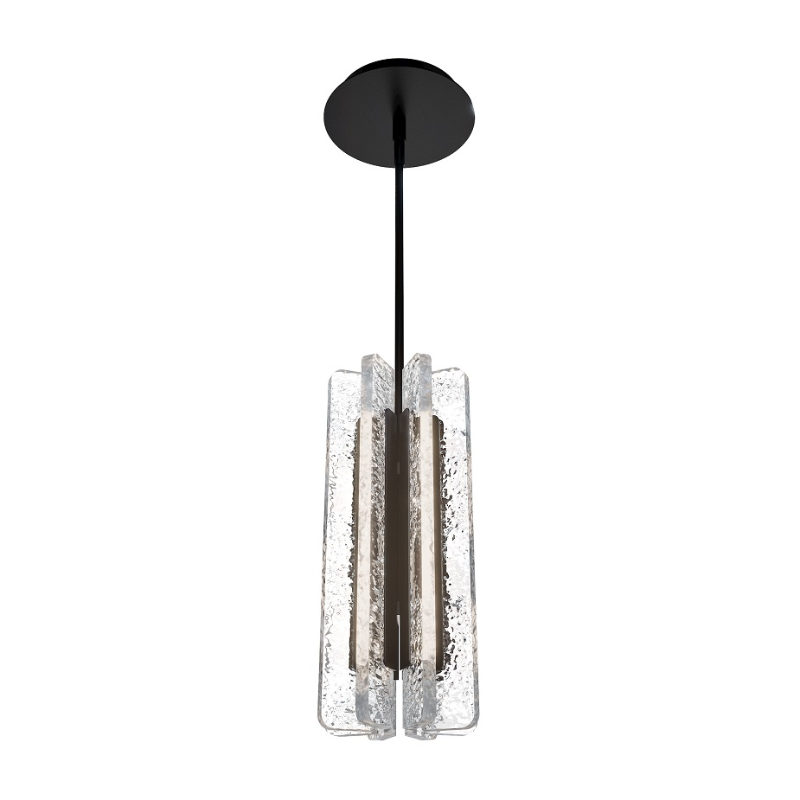 dweLED PD401614 Cartridge 1-lt 6" LED Pendant, 4CCT - Black