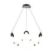 dweLED PD411630 Swathe 1-lt 28" LED Pendant, 4CCT