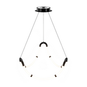 dweLED PD411630 Swathe 1-lt 28" LED Pendant, 4CCT