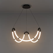 dweLED PD411630 Swathe 1-lt 28" LED Pendant, 4CCT