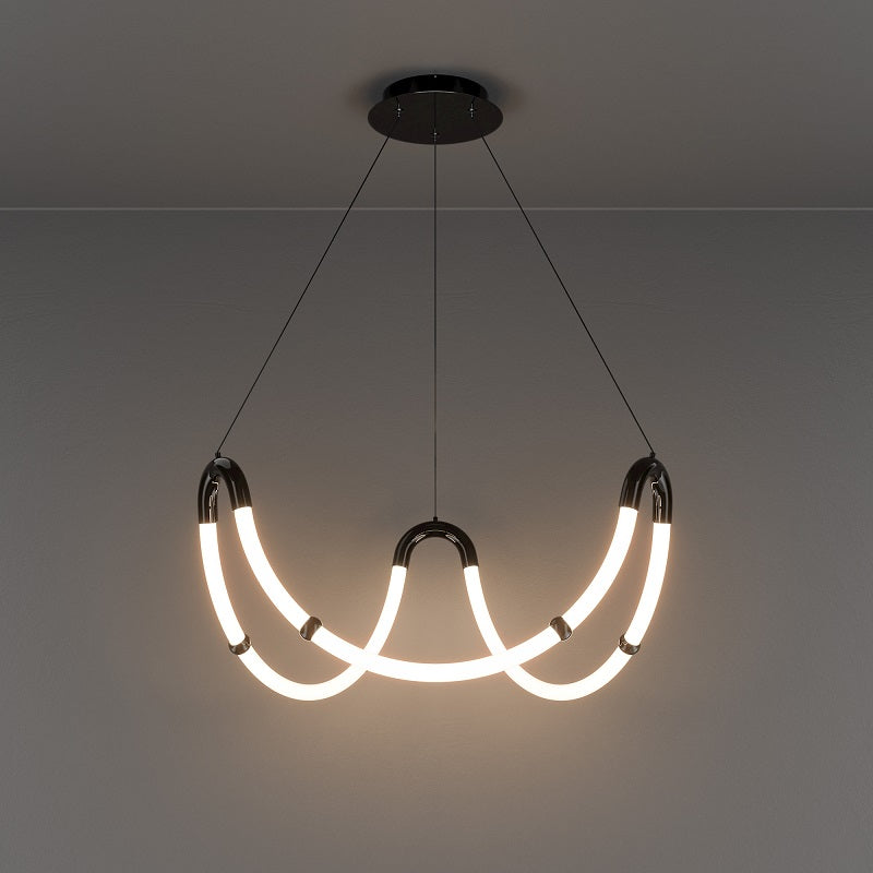 dweLED PD411630 Swathe 1-lt 28" LED Pendant, 4CCT