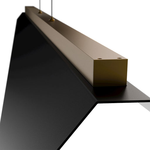 dweLED PD412648 Parasail 1-lt 48" LED Linear Pendant, 4CCT