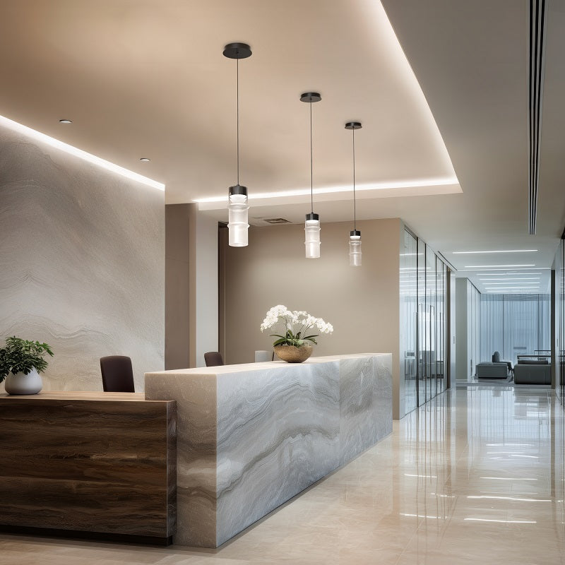 dweLED PD413612 Kanister 1-lt 6" LED Pendant