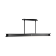 dweLED PD414648 Longboard 1-lt 48" LED Linear Pendant - Black/Brushed Nickel