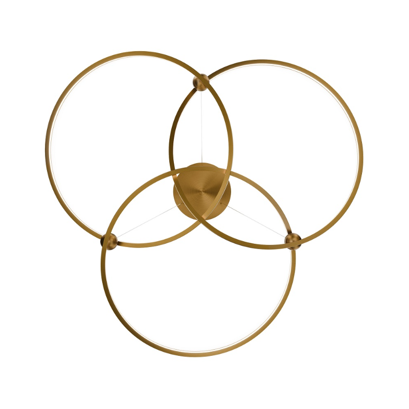 dweLED PD415660 Sidewinder 3-lt 60" LED Chandelier