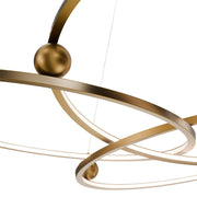 dweLED PD415660 Sidewinder 3-lt 60" LED Chandelier