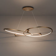 dweLED PD415660 Sidewinder 3-lt 60" LED Chandelier