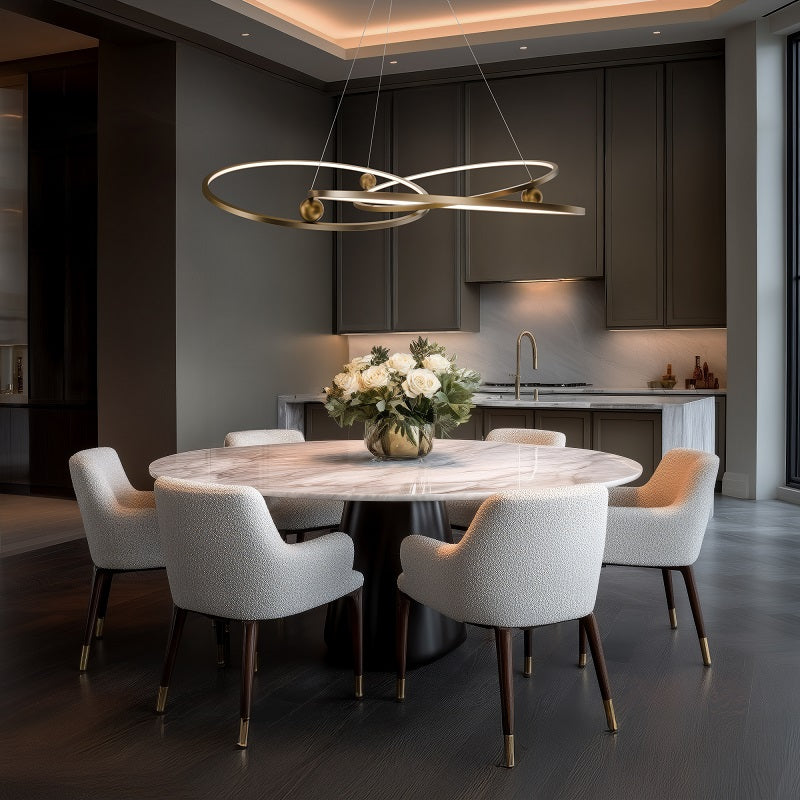 dweLED PD415660 Sidewinder 3-lt 60" LED Chandelier