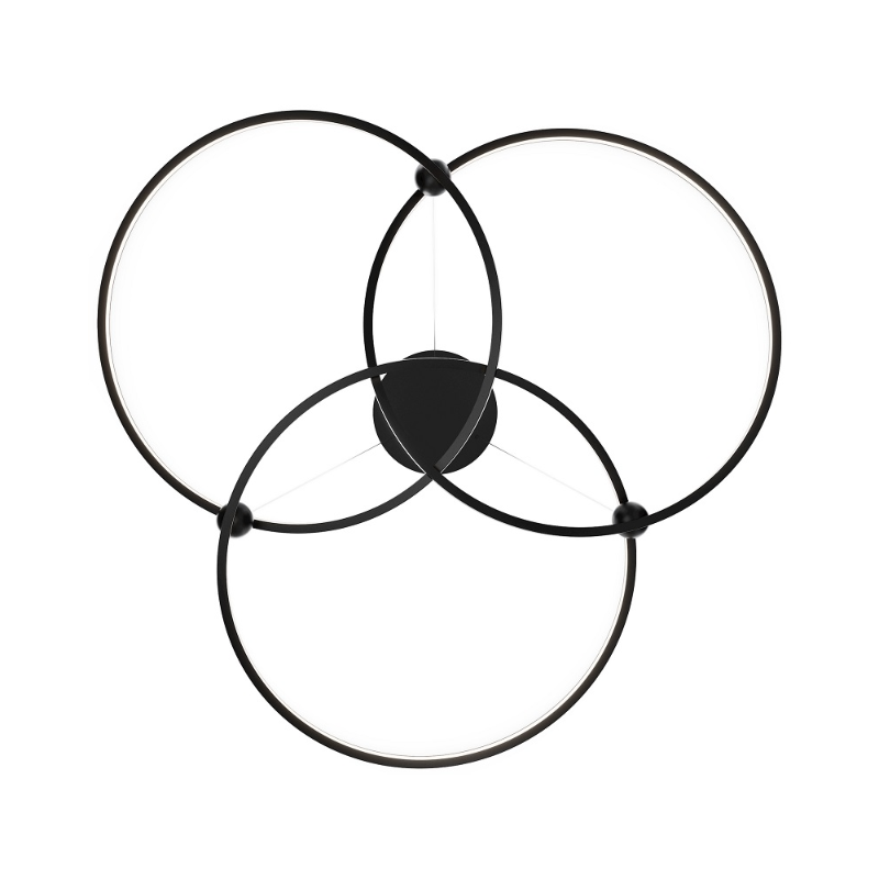 dweLED PD415660 Sidewinder 3-lt 60" LED Chandelier