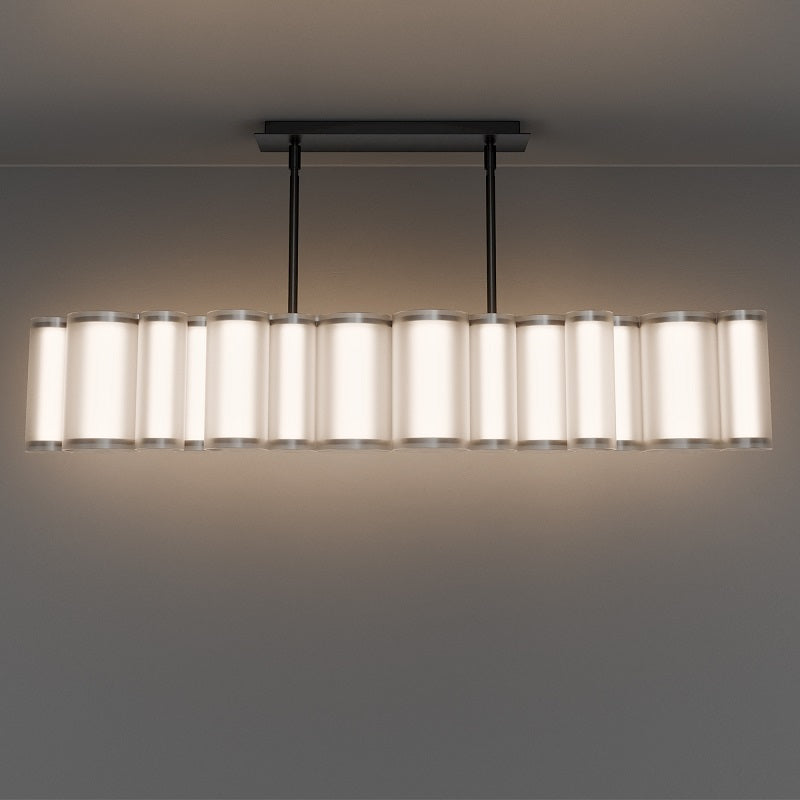 dweLED PD419638 Troop 14-lt 37" LED Linear Pendant, 4CCT