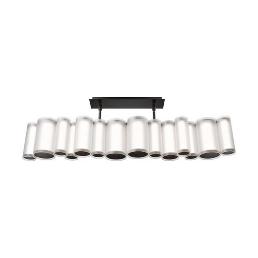 dweLED PD419638 Troop 14-lt 37" LED Linear Pendant, 4CCT - Black
