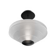 dweLED PD420614 Loopey 1-lt 14" LED Pendant, 4CCT - Black