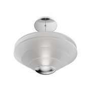 dweLED PD420614 Loopey 1-lt 14" LED Pendant, 4CCT - Chrome