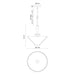 Alora Mood PD497016 Bridgette 1-lt 16" Pendant