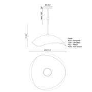 Kuzco PD55922 Kirby 1-lt 22" Pendant