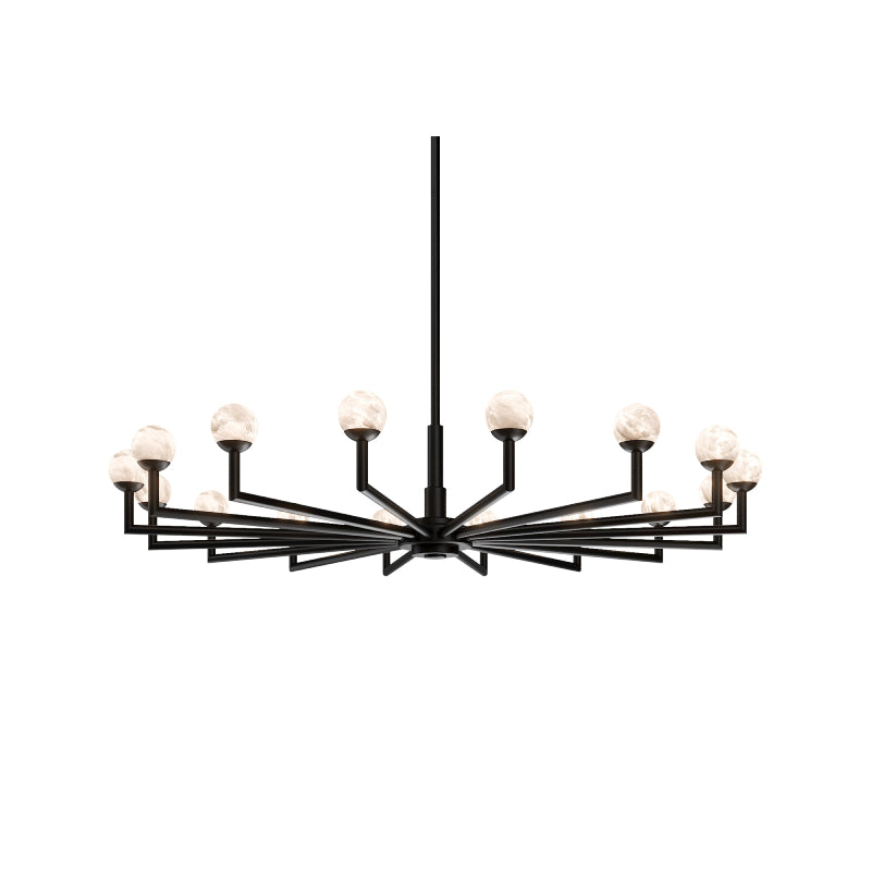 Modern Forms PD606633 Glamis 16-lt 36" LED Pendant-Black
