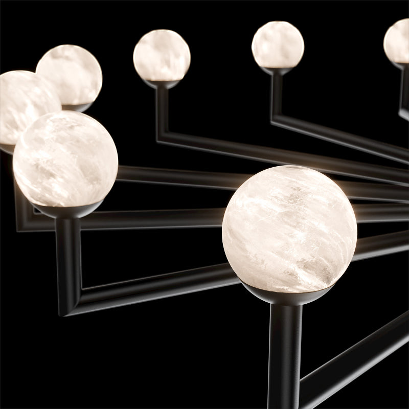 Modern Forms PD606633 Glamis 16-lt 36" LED Pendant-Black