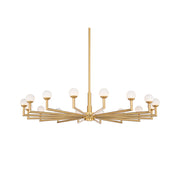 Modern Forms PD606633 Glamis 16-lt 36" LED Pendant-Vintage Brass