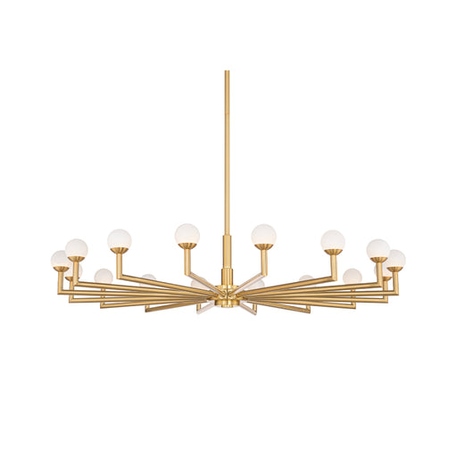 Modern Forms PD606633 Glamis 16-lt 36" LED Pendant-Vintage Brass