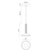 Alora Mood PD616109-UNV Arden 1-lt 6" LED Pendant