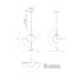 Kuzco PD65116 Scorpio 1-lt 17" LED Pendant