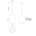 Kuzco PD68507 Hayden 1-lt 7" LED Pendant
